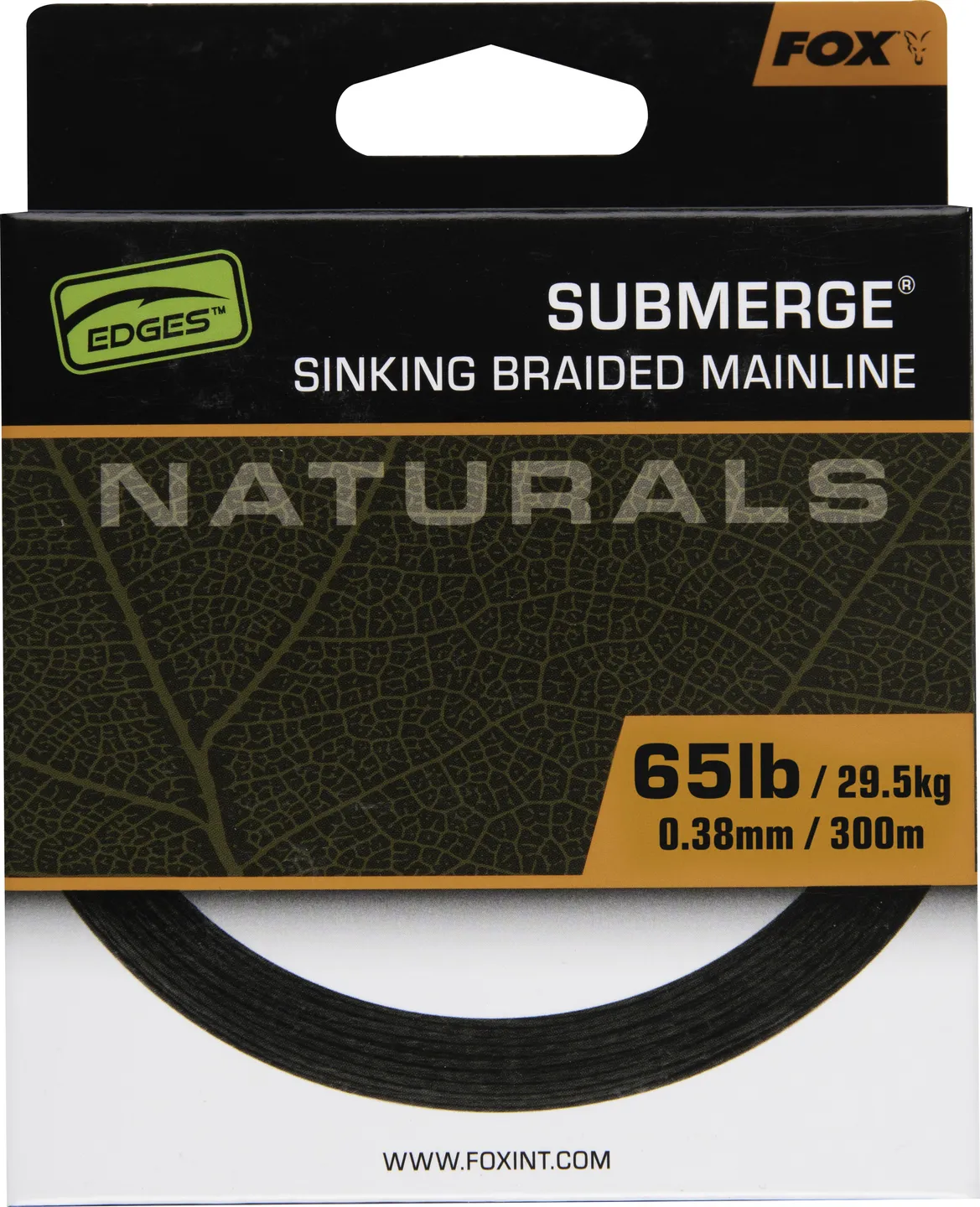 Fox EDGES Naturals Submerge Braid 0.38mm 300m 29.5kg