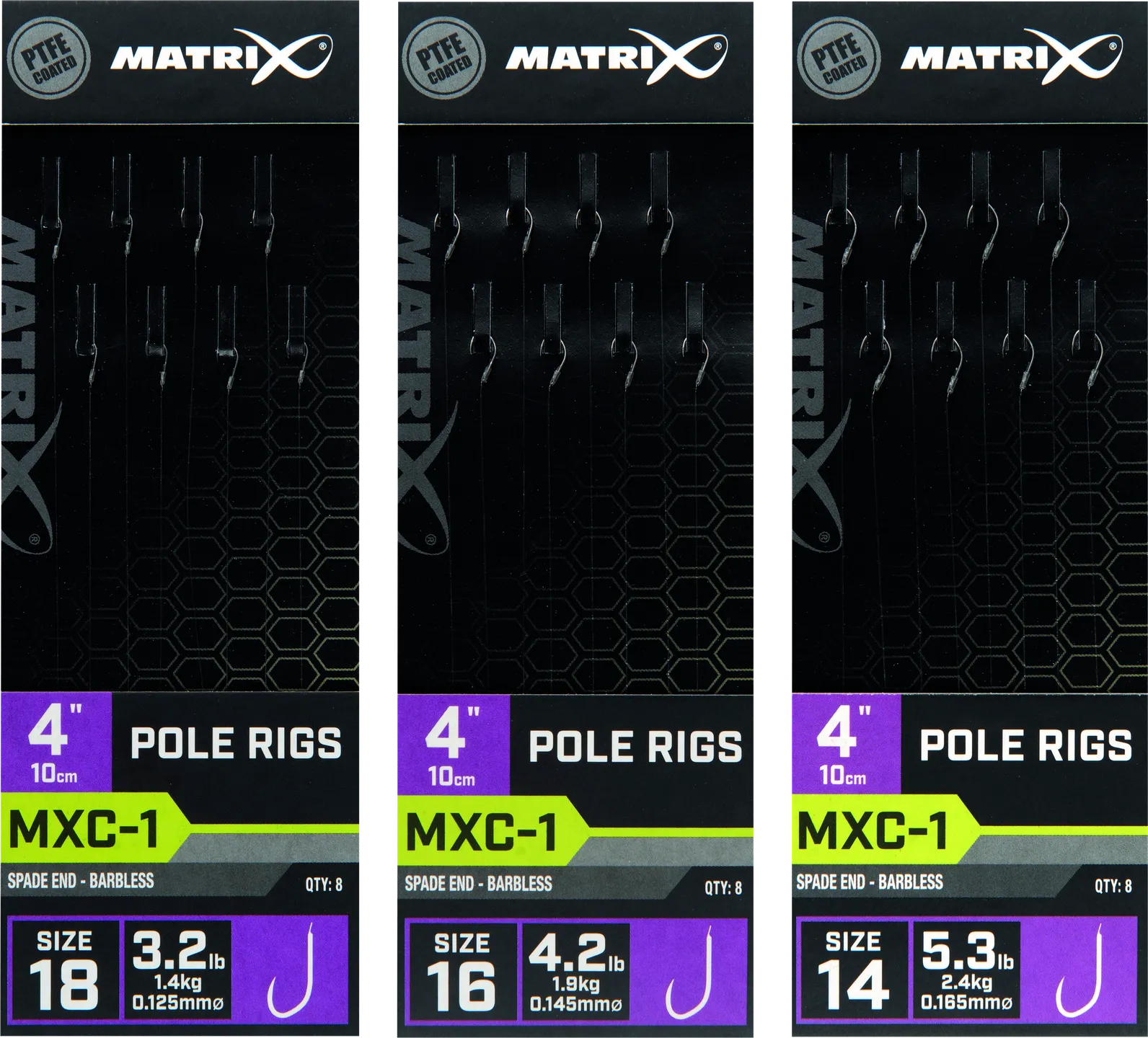 Matrix MXC-1 Pole Rig 10cm 14 8pcs Barbless