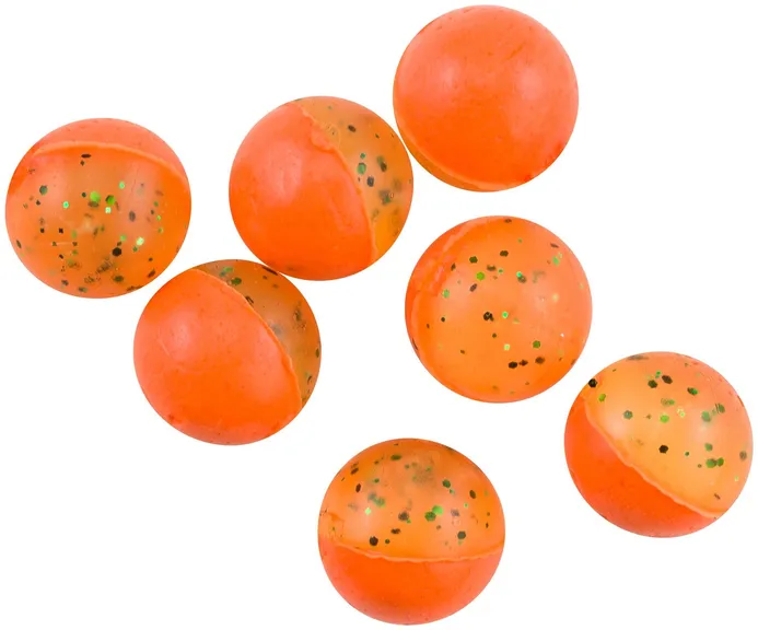 Berkley PowerBait Power Clear Eggs Floating 15g 40pc Clear Green Fluorescent Orange