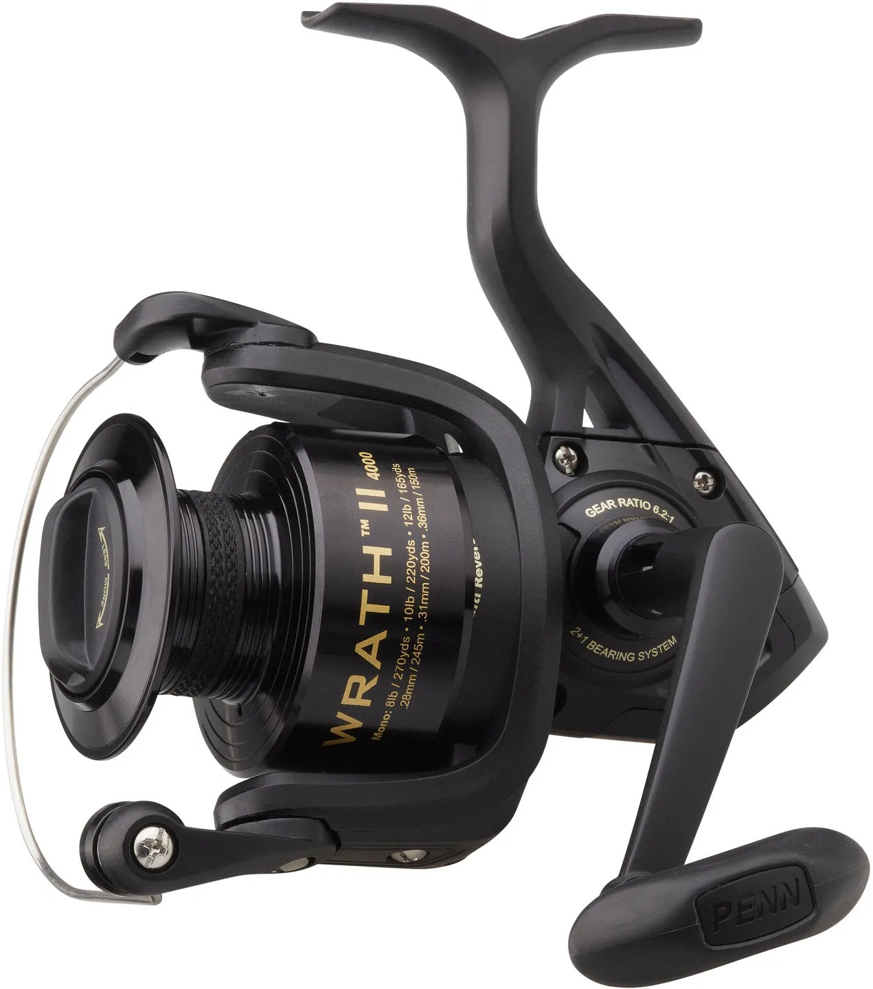 Penn WRATH II Spinning Reels 5000 595g 9.1kg 91cm 5.6:1