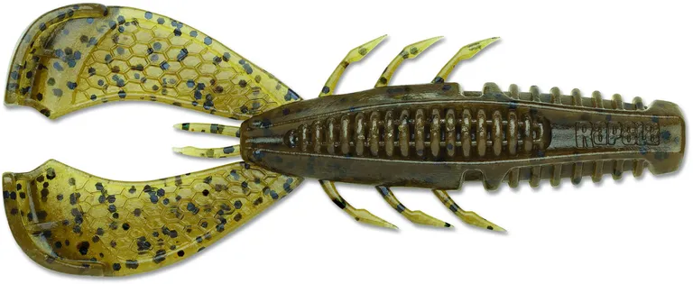 Rapala CrushCity Cleanup Craw Weichköder 7pc 8g 9cm Green Pumpkin Blue Pearl