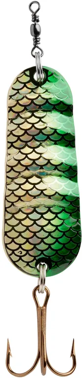 Abu Garcia Atom Löffel 20g 7.5cm Gold/Green Flash