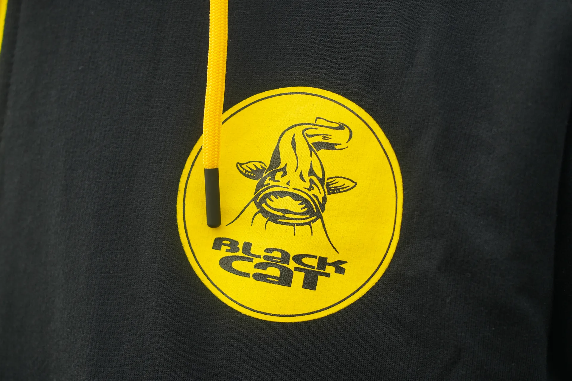 Black Cat Black Zip Hoody XXXL