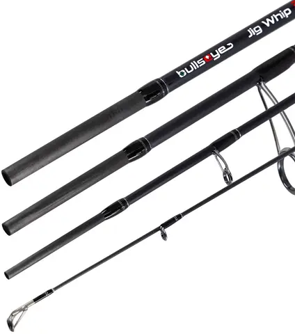 Bullseye Jig Whip Travel 2.0 Spinnrute 4pc 62cm 107g Composite Carbon