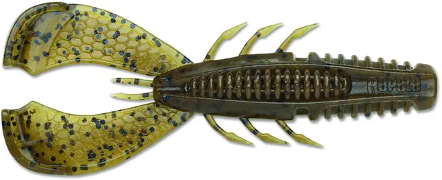Rapala CrushCity Cleanup Craw Weichköder 7pc 8g 9cm Green Pumpkin