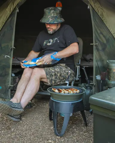 Fox Cookware Cookstation 33cm 1 Burner Butane-Propane