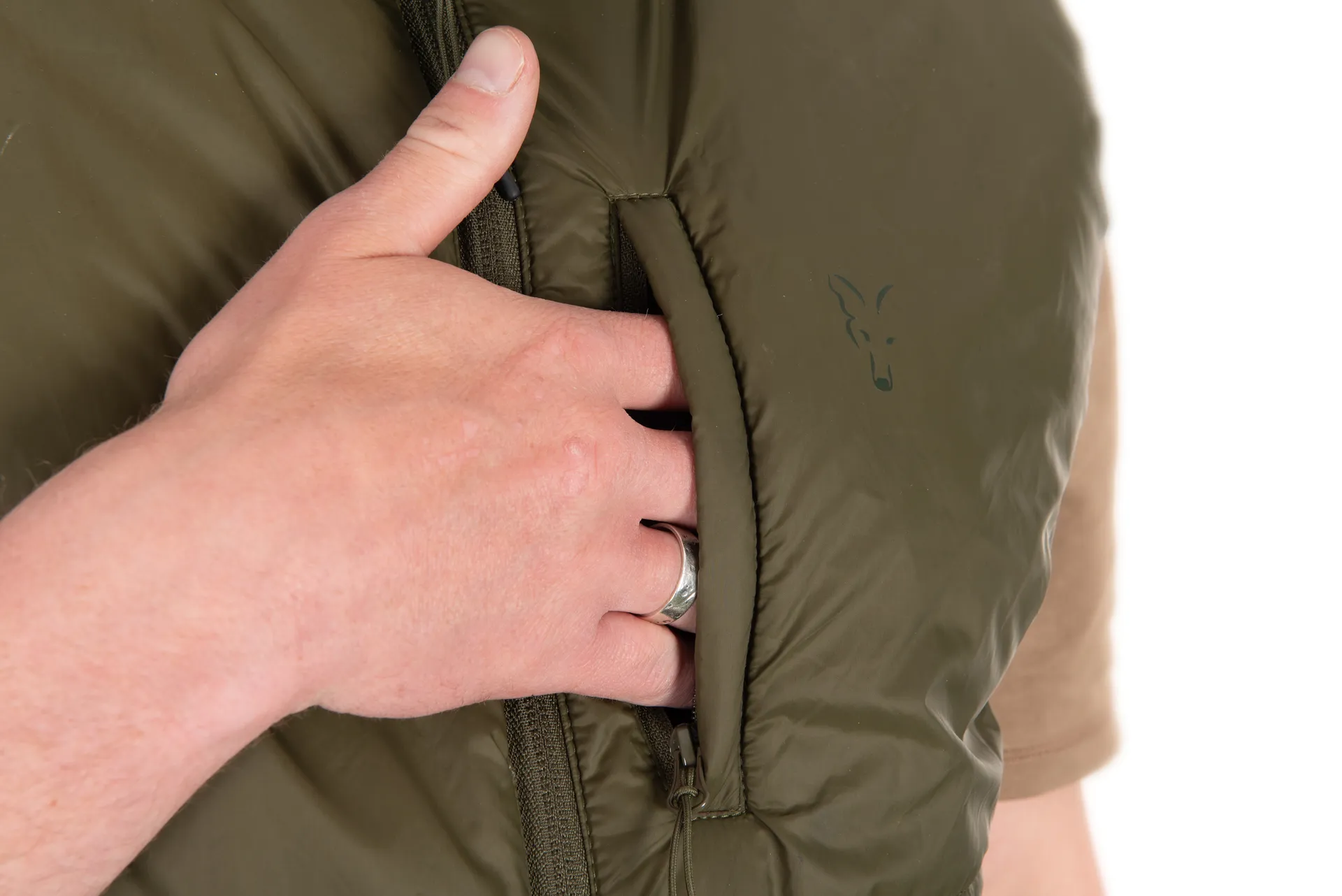 Fox Olive Quilted 100 Gilet M