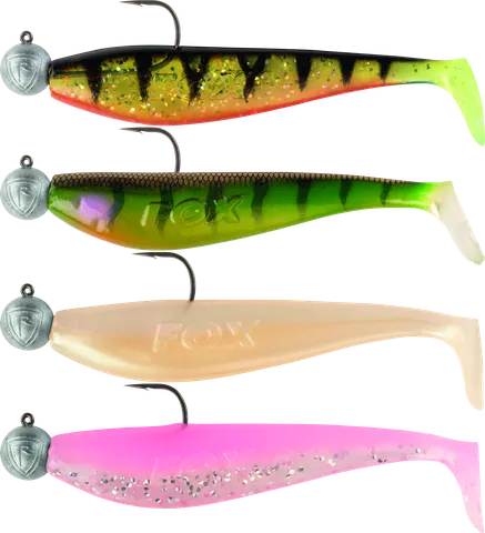 Fox Rage Ultra UV Zander Pro Shad Loaded Lure Packs 7cm 5g 4pc