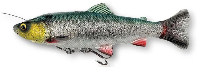 Savage Gear 4D Line Thru Pulse Tail Trout 16cm 51g SS Green/Silver