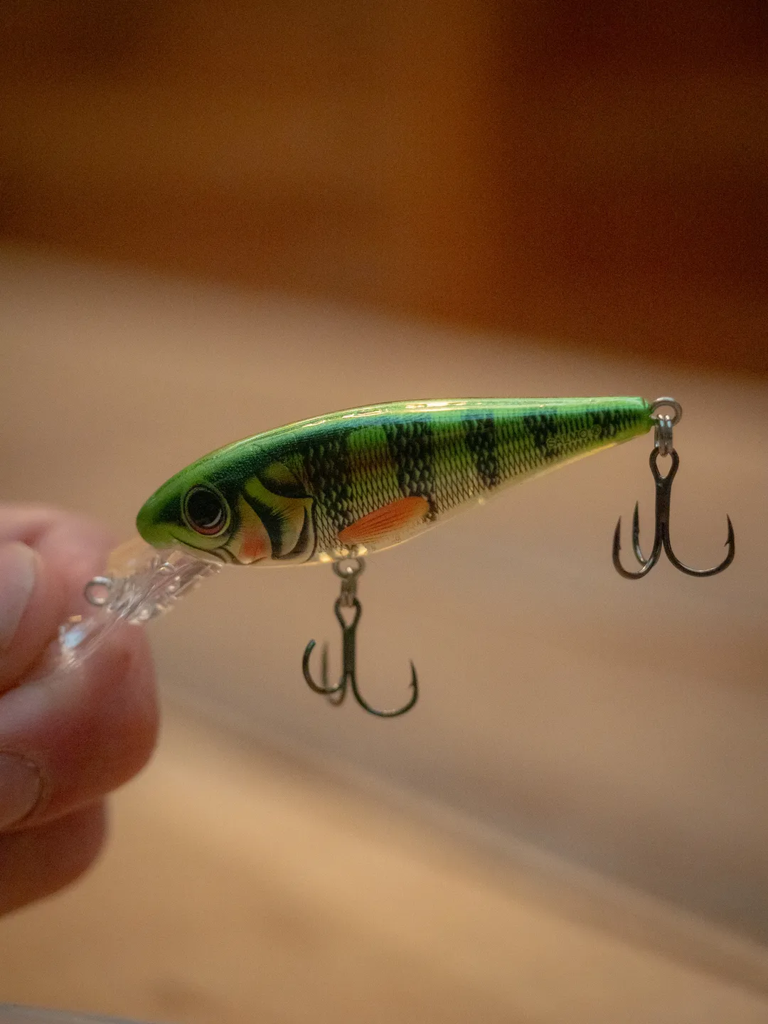 Salmo Rattlin Executor SDR 7cm 8g 1.5–3.9m Hot Perch