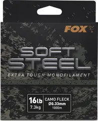 Fox Soft Steel Fleck Camo Mono 0.33mm 7.3kg 1000m