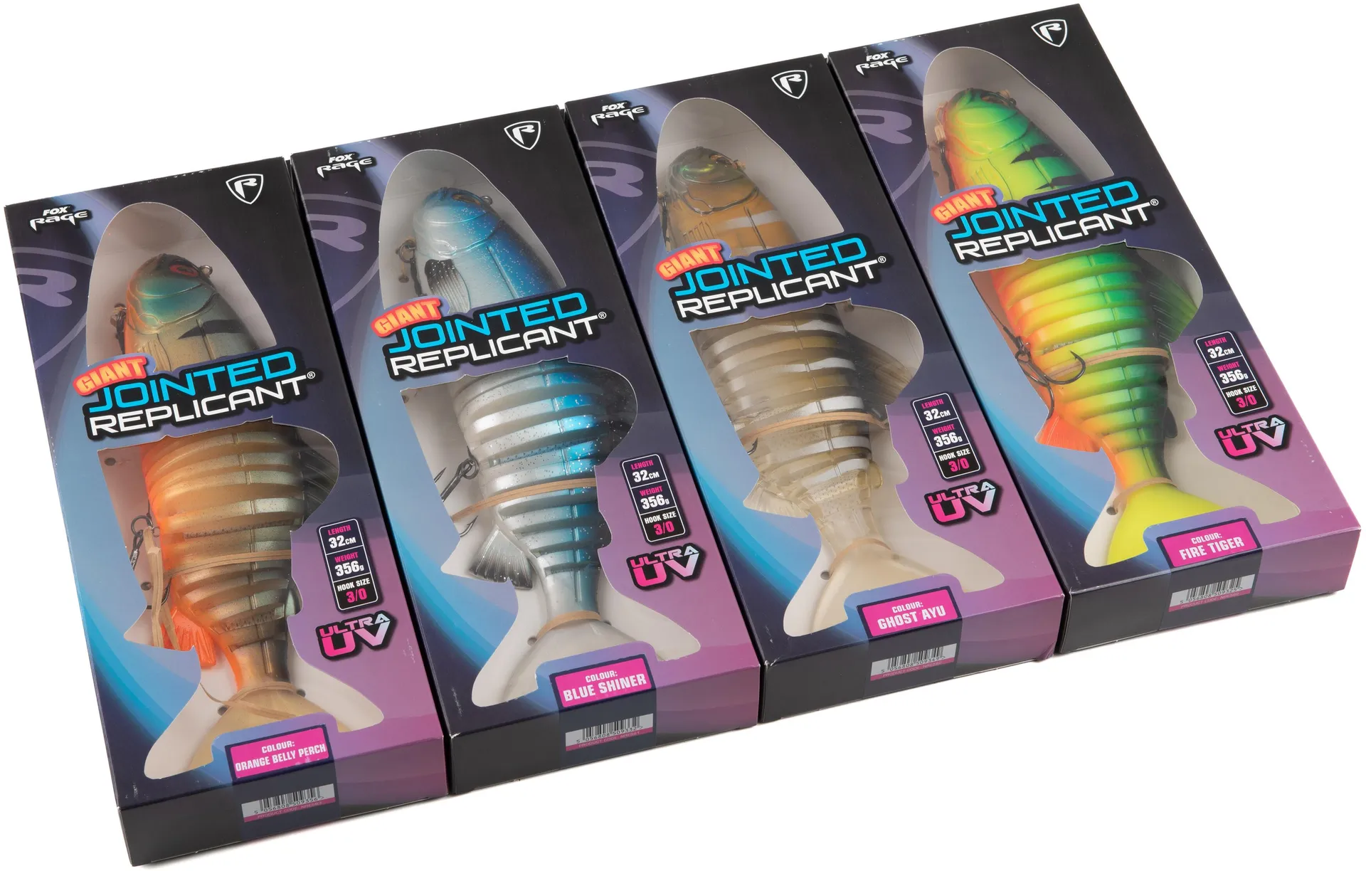 Fox Rage Jointed Replicant 32cm 355g Blue Shiner UV