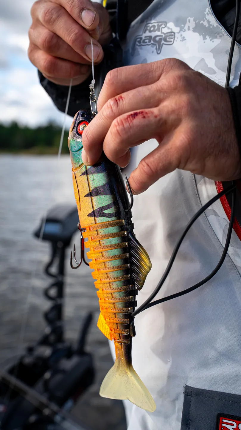 Fox Rage Jointed Replicant 32cm 355g Orange Belly Perch UV