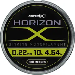 Matrix Horizon X Sinking Monofilament 0.18mm 2.72kg 300m Translucent Grey