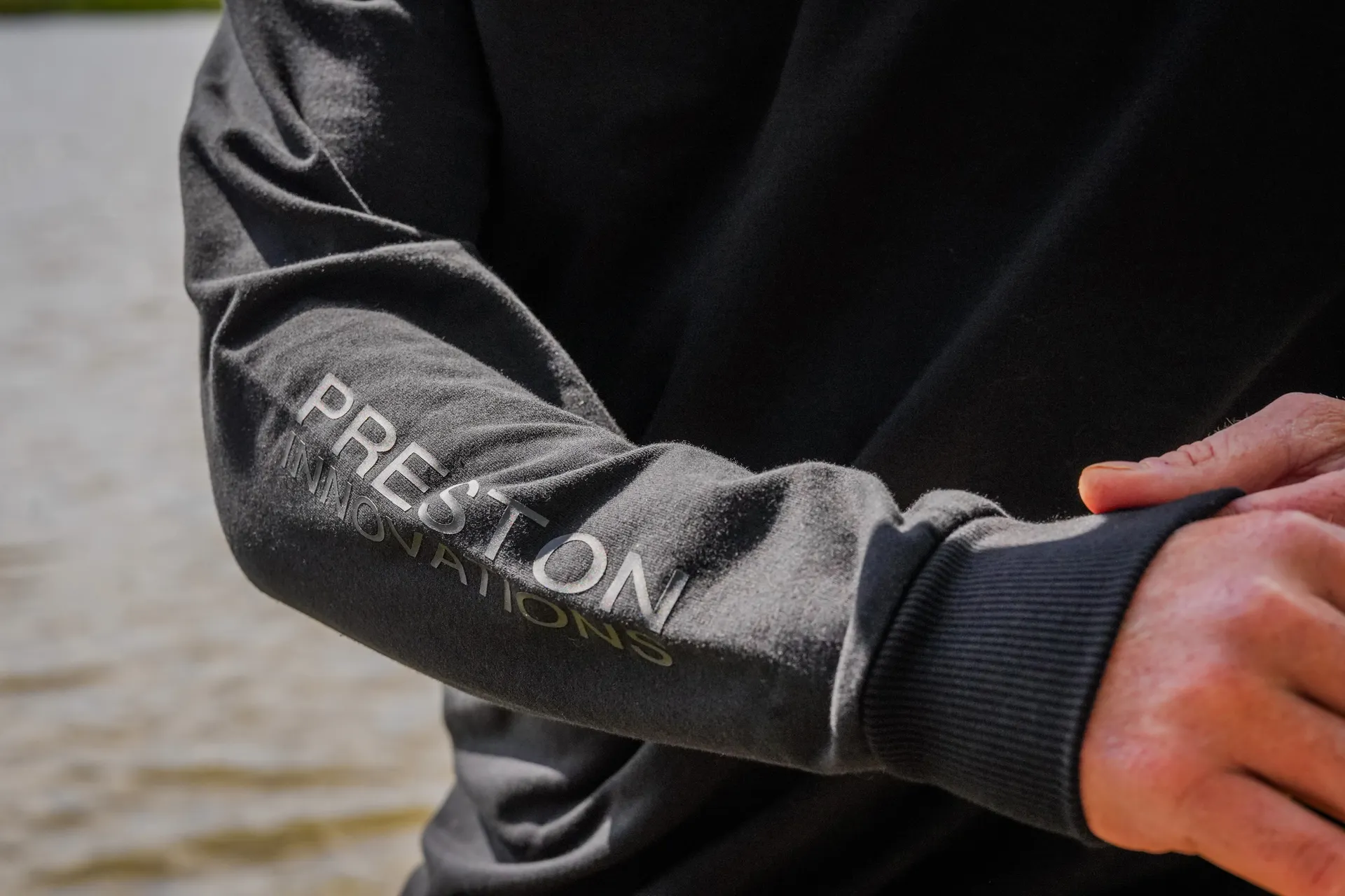 Preston Black Minimal Sweatshirt