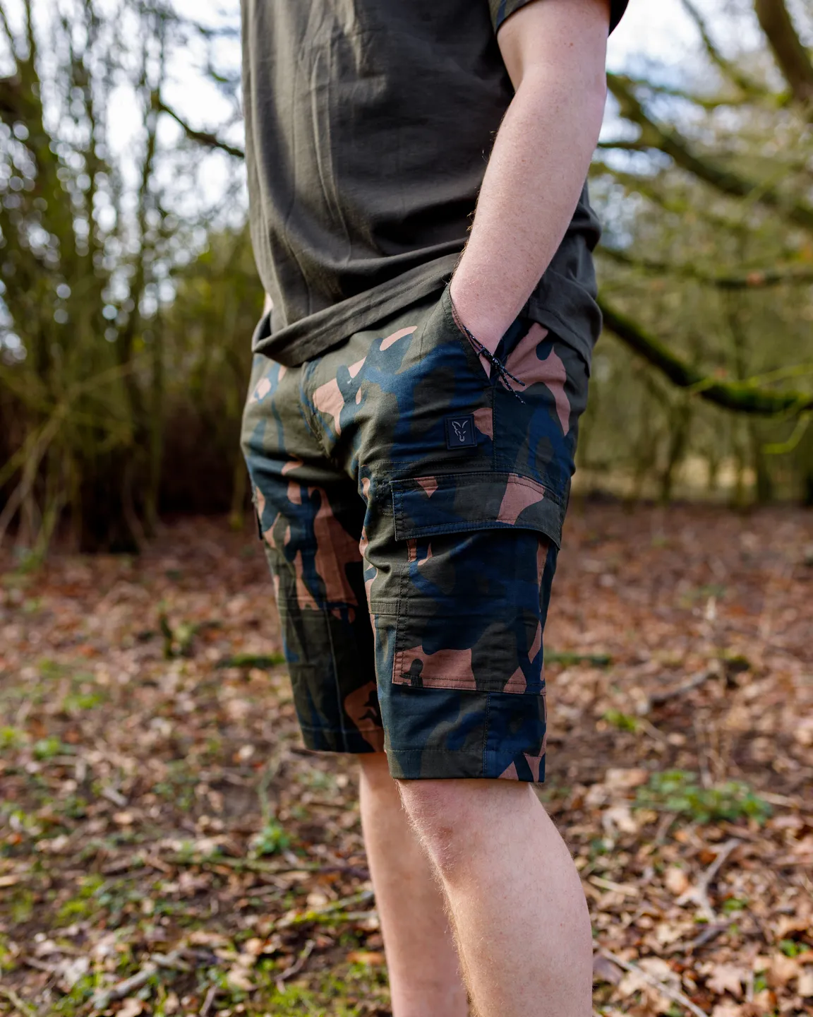 Fox LW Camo Combat Short Fishing Trousers {Size}
