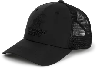 Black Cat Black Trucker Cap