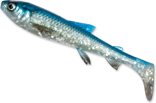 Savage Gear 3D Whitefish Shad Softbaits 15cm 27g Blue Silver Sinking