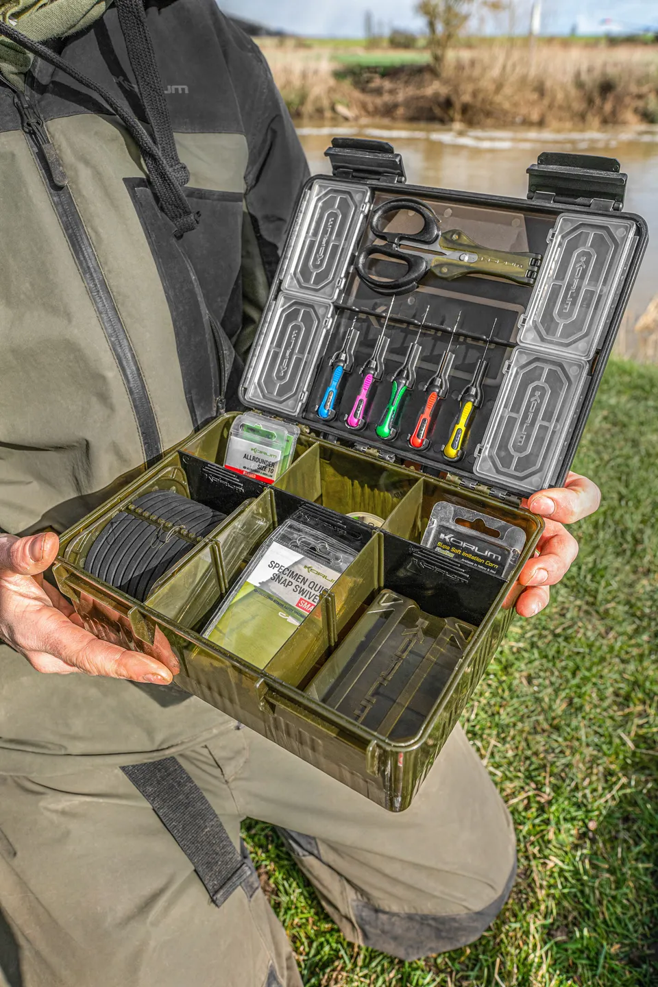 Korum Tackle Box Fully Loaded 250x196x91mm