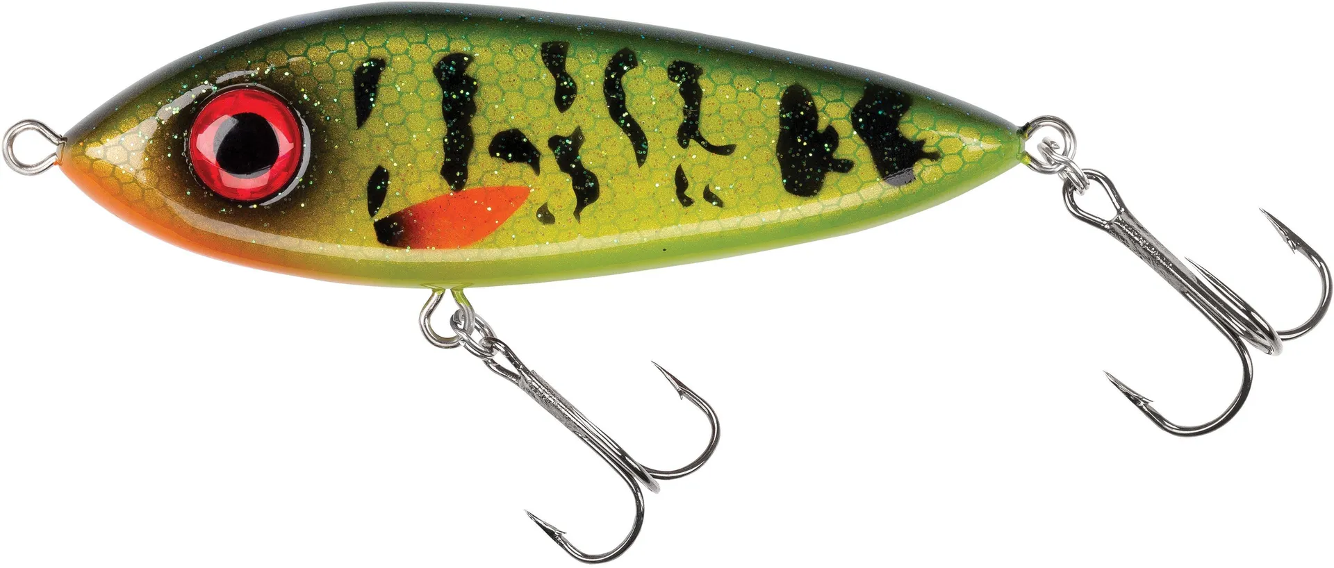 Svartzonker McSnack Crankbaits 9cm 0,3–1,5m 22g Evelina Fluorescent Perch
