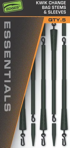 Fox Edges Kwik Change Bag Stems & Sleeves 5pcs