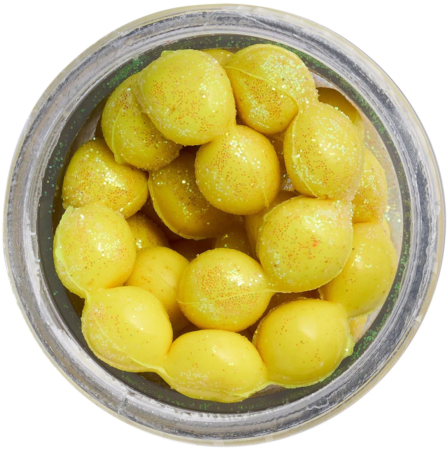 Berkley Sparkle Power Eggs Floating Magnum 1pc 14g Fluorescent Yellow/Scales