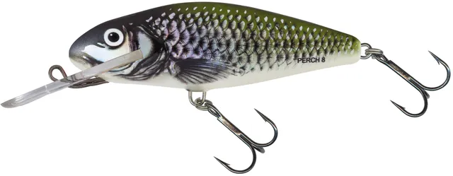 Salmo Perch Deep Runner 8cm 3–6m 14g Holo Bleak