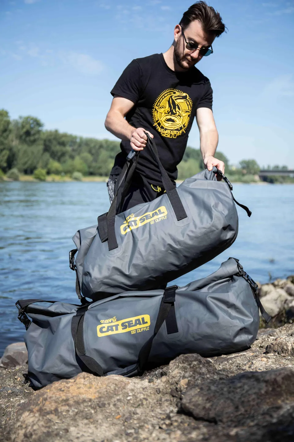 Black Cat Seal 100L WP Duffle 500D PVC