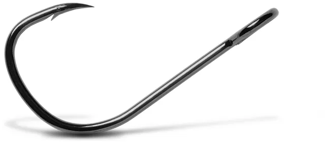 VMC 7239 Single Spinner Hook Size 8 1.01g 10 Pcs Black Nickel