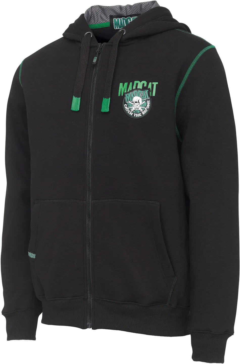 Madcat Badge Logo Zip Hoodie L Black Caviar