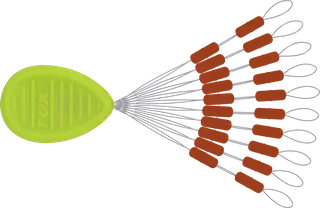 Fox Rage Float Stops 20pcs Red