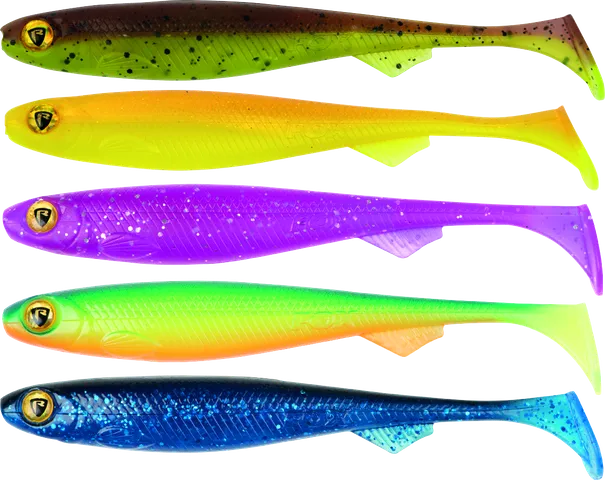 Fox Rage Slick Shad Mixed Colour Pack 13cm UV