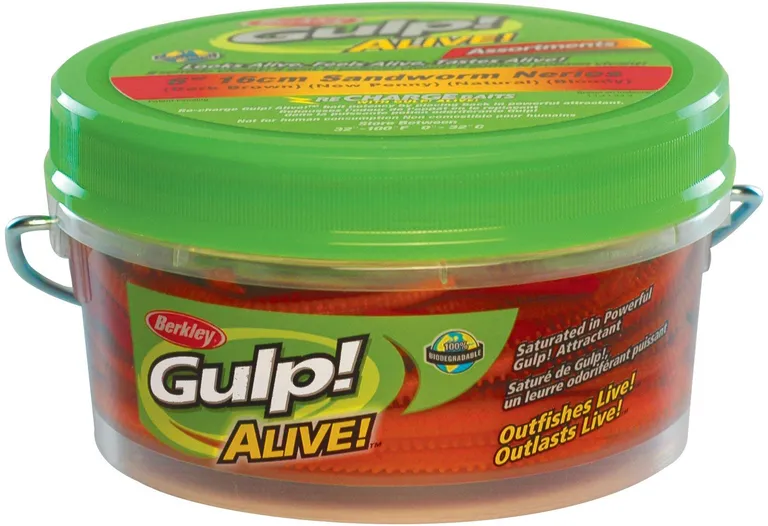 Berkley Gulp! Alive! Néréïs 15cm 59g Brown Blue Fleck