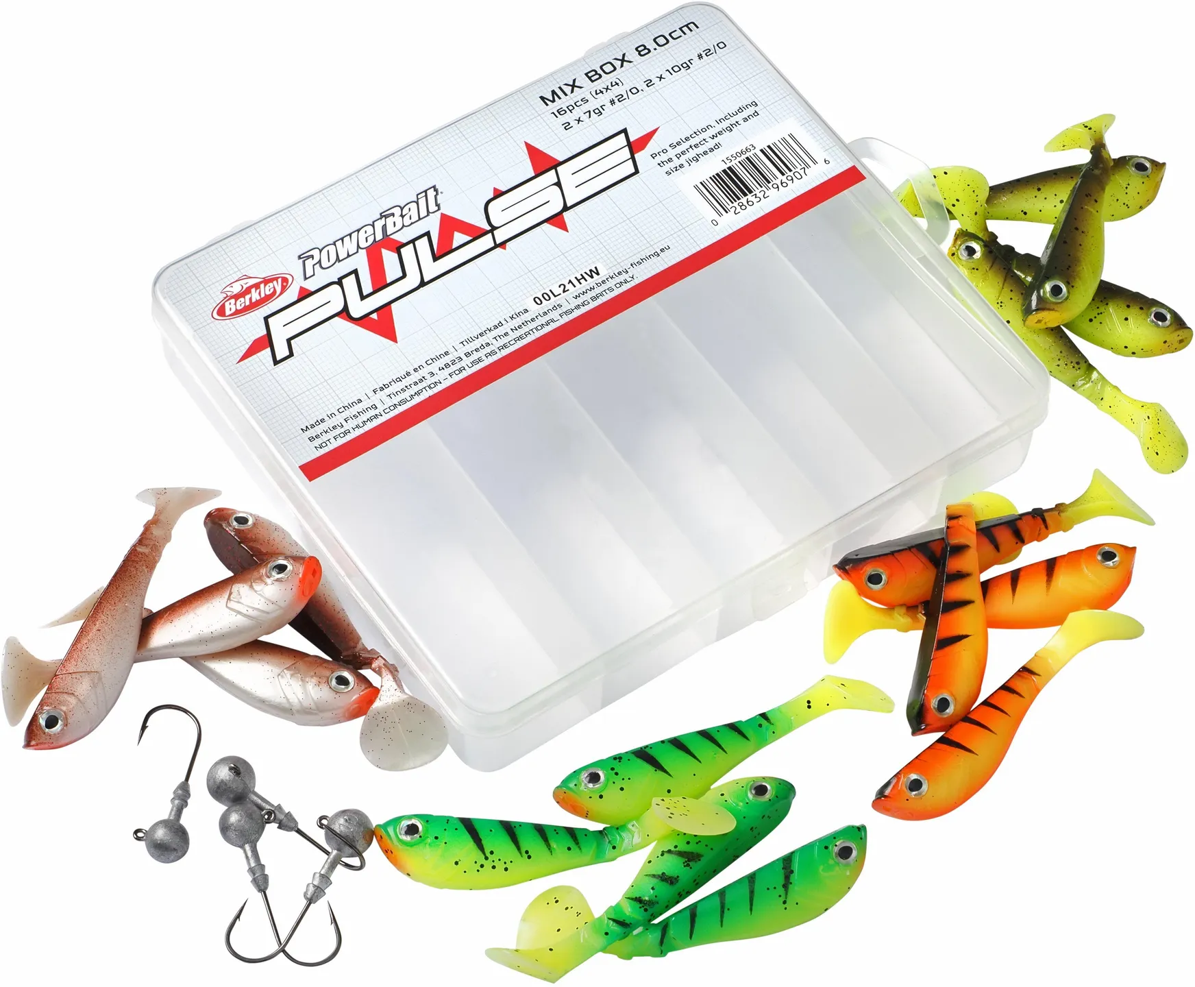 Berkley Pulse Shad MixBox 8cm 16
