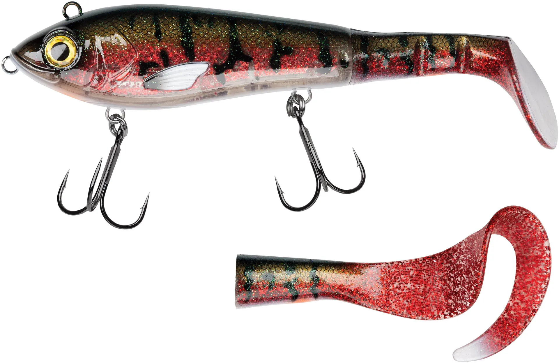 Abu Garcia Svartzonker McHybrid 16.5cm 74g Red Sucker