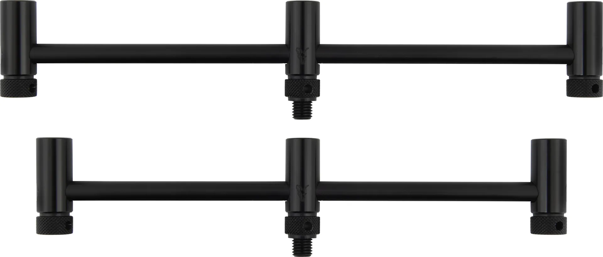 Fox Black Label Slim Adjustable Buzz Bars 3 Rod 12mm 22–25cm Aluminium