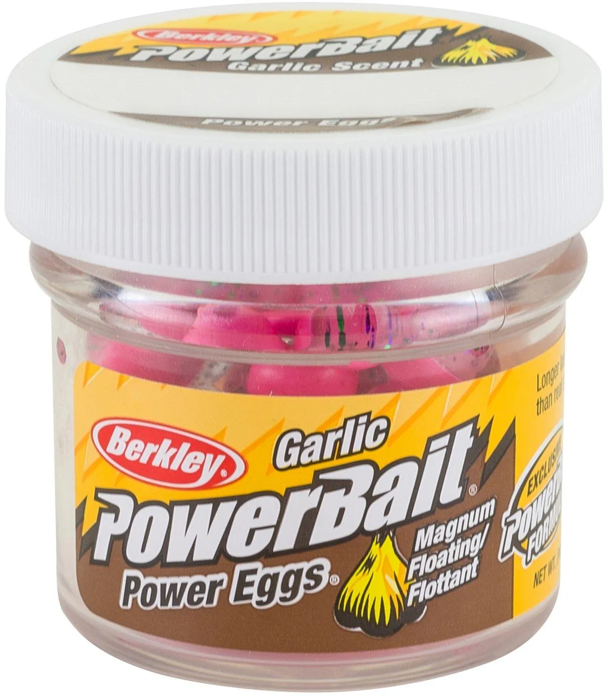 Berkley PowerBait Power Clear Eggs Floating 14g 12pc Clear Green Purple Pink