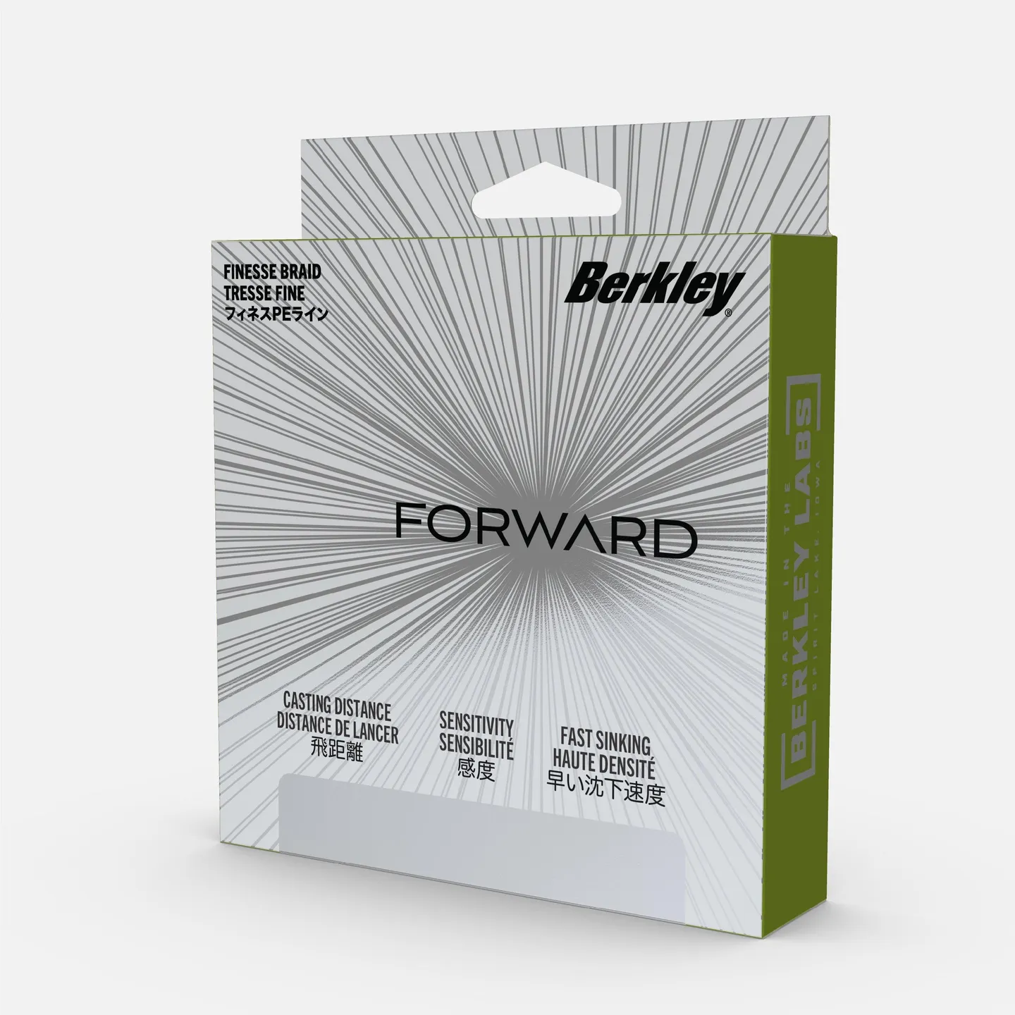 Berkley Forward Braid Braided Line 0.08mm 3.9kg 150m Flame Green