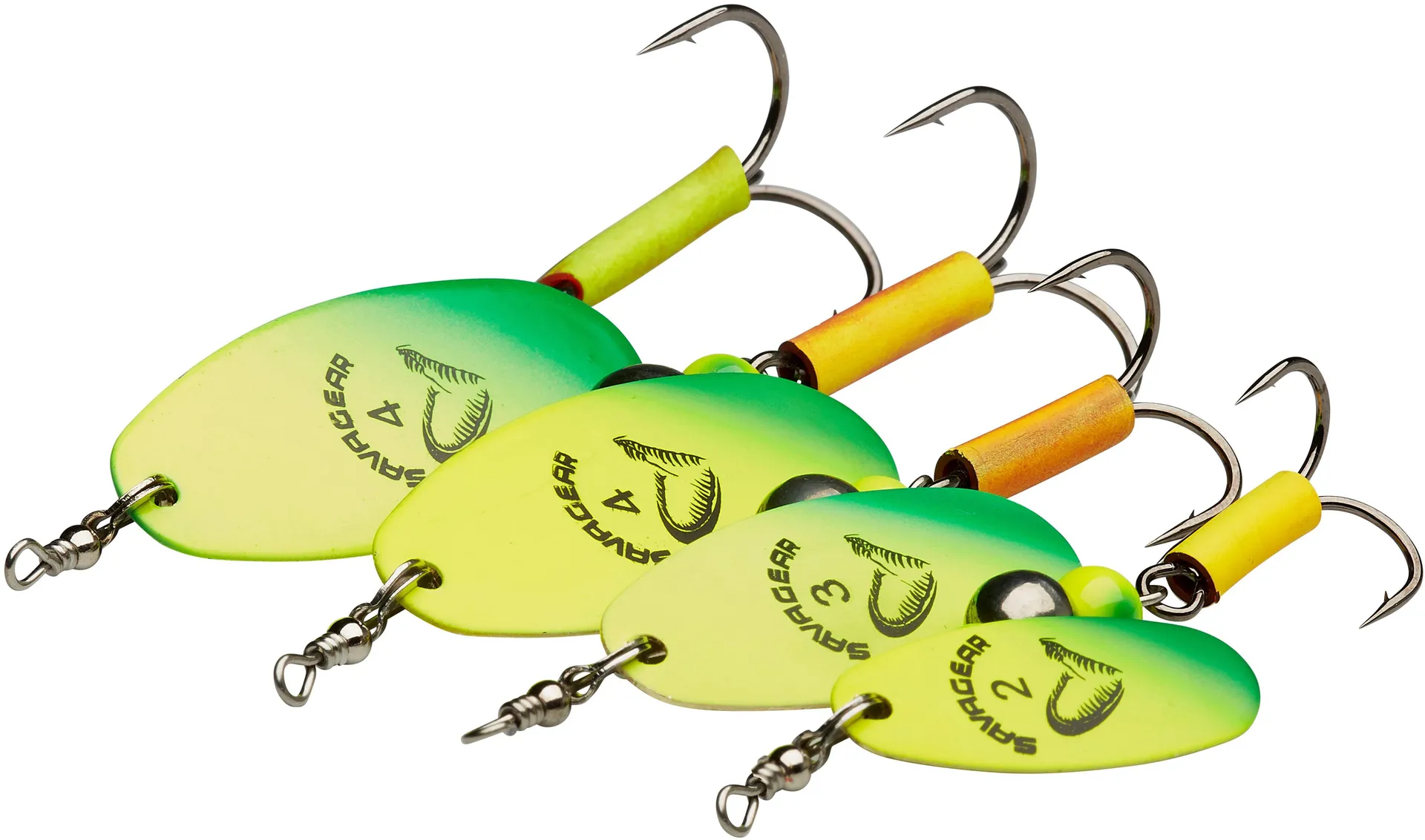 Savage Gear Caviar Spinner 9.5g Fluorescent Orange