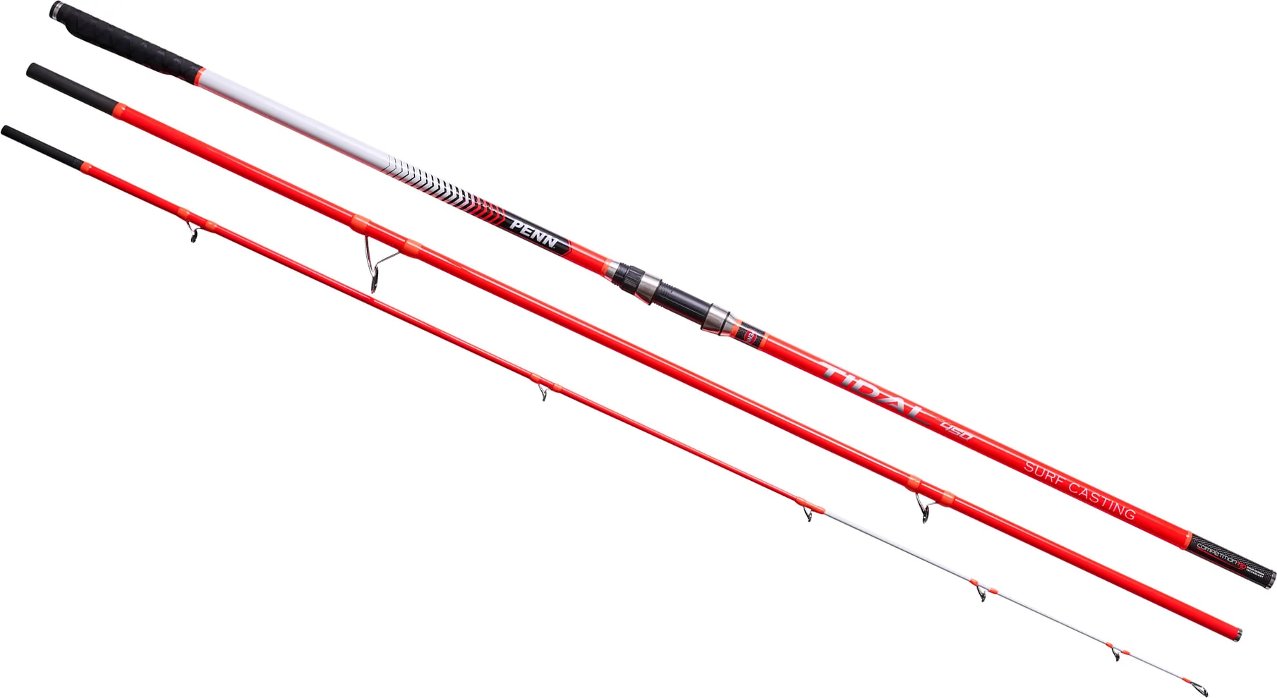 Penn Tidal Solid Carbon Tip K-type Spinning Rod 4.5m 100–250g 3pc 161cm