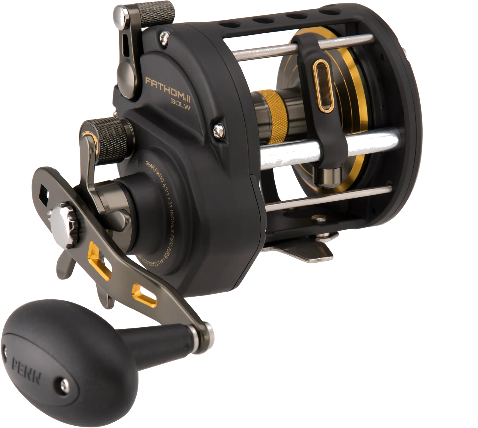 Penn Fathom II Level Wind 30 4.3:1 740g Left