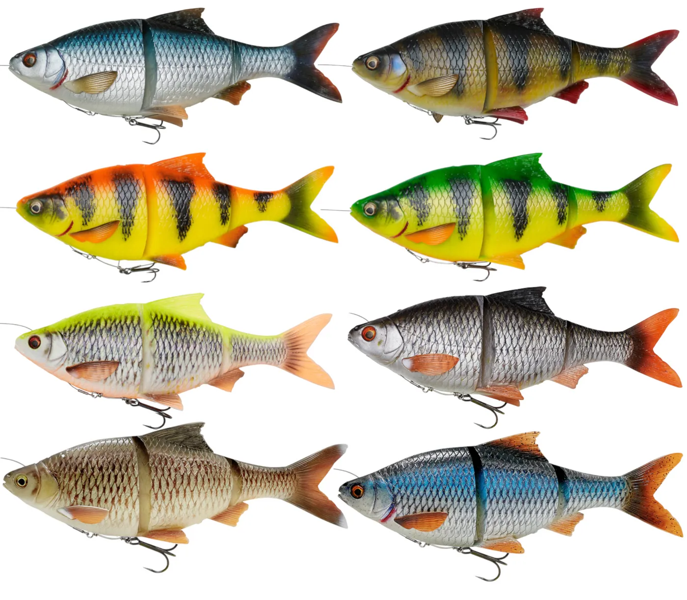 Savage Gear 4D Line Thru Roach Weicher Köder 18cm 80g Slow Sink Golden Ambulance