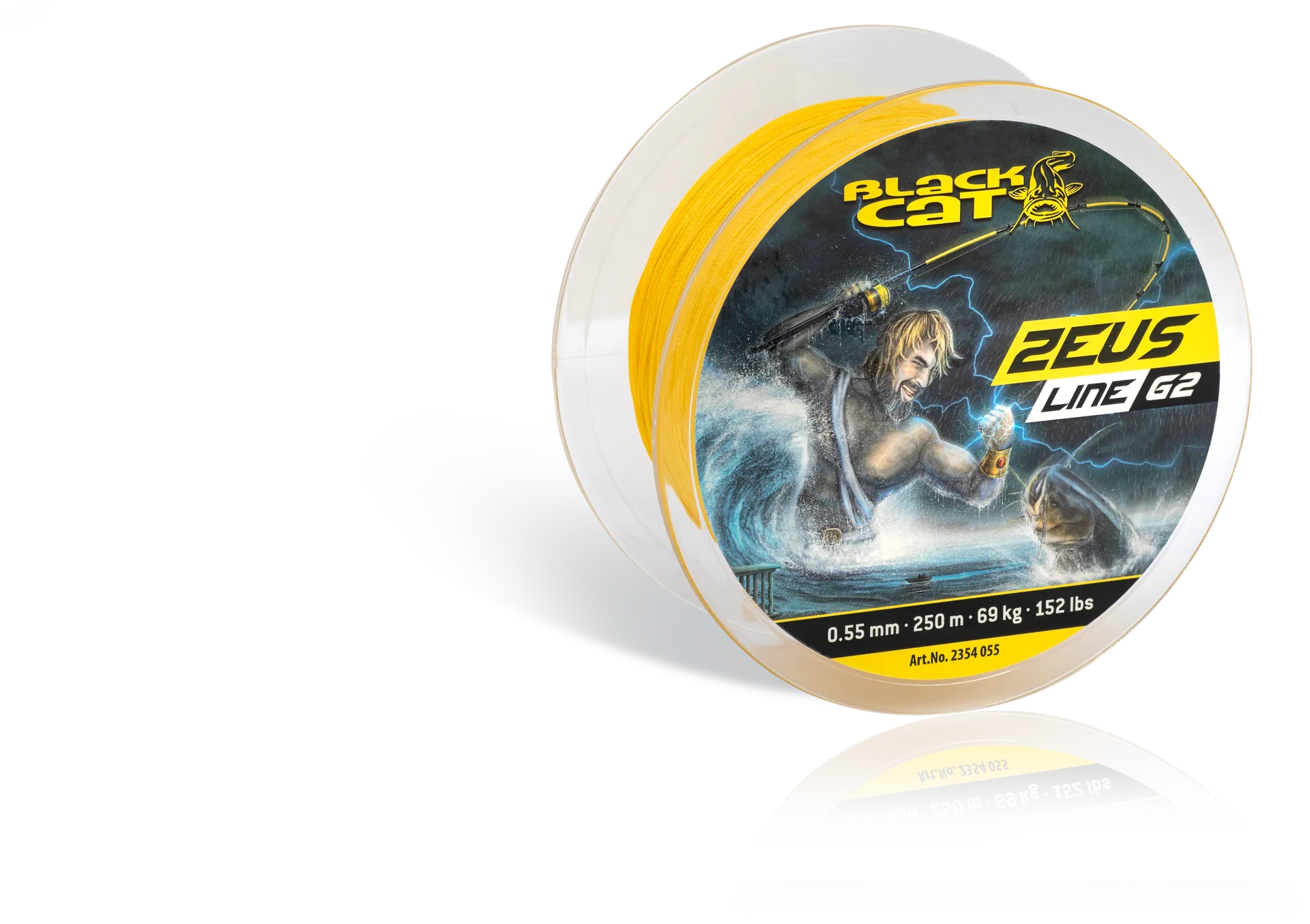 Black Cat Zeus Line G2 0.45mm 46kg 400m yellow