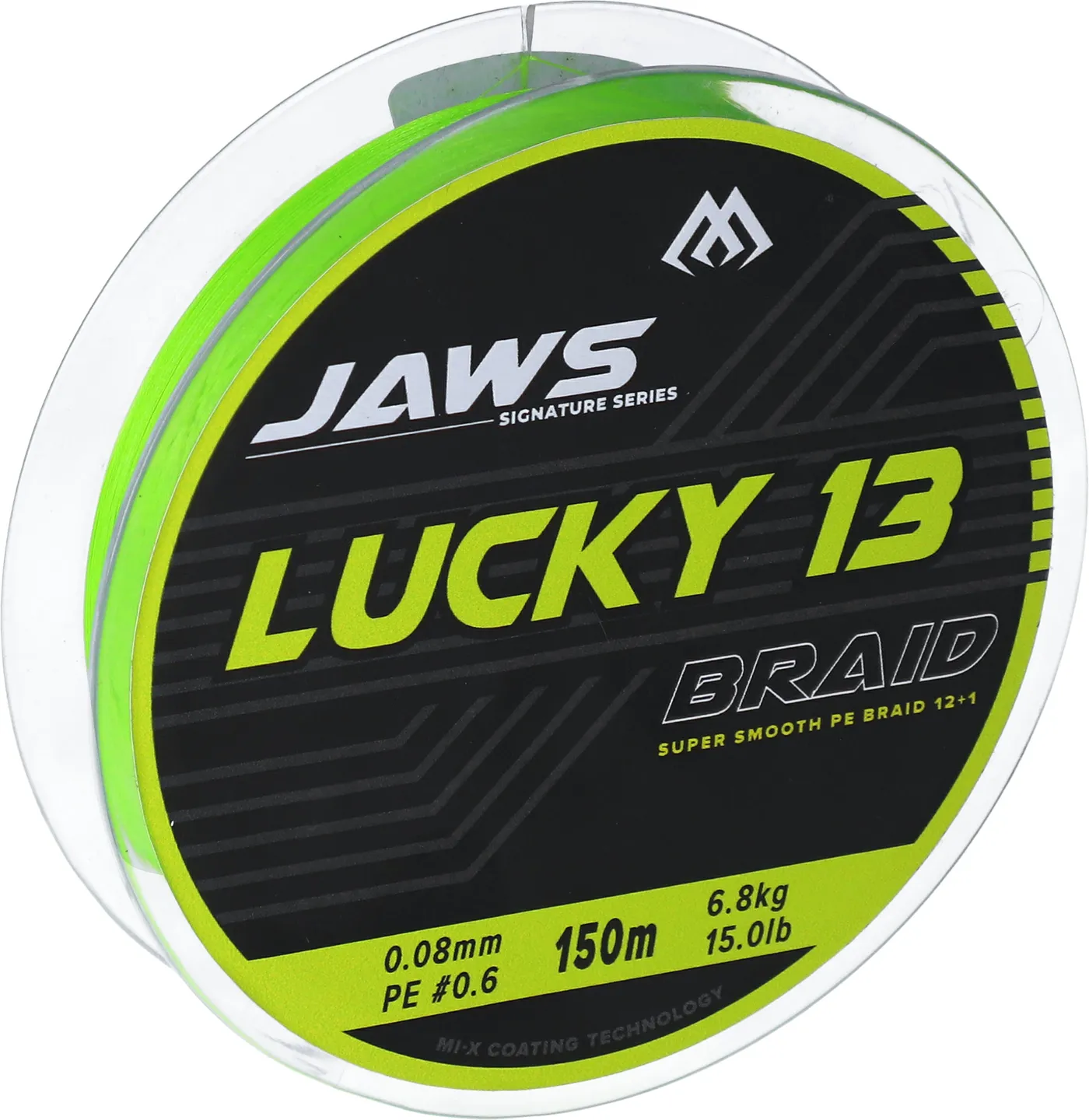 Mikado Jaws Lucky 13 - 0.2mm, 17kg, 150m, Fluo green