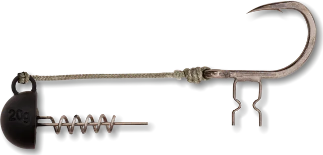 Black Cat Shad Claw Rig #6/0 20g 100kg