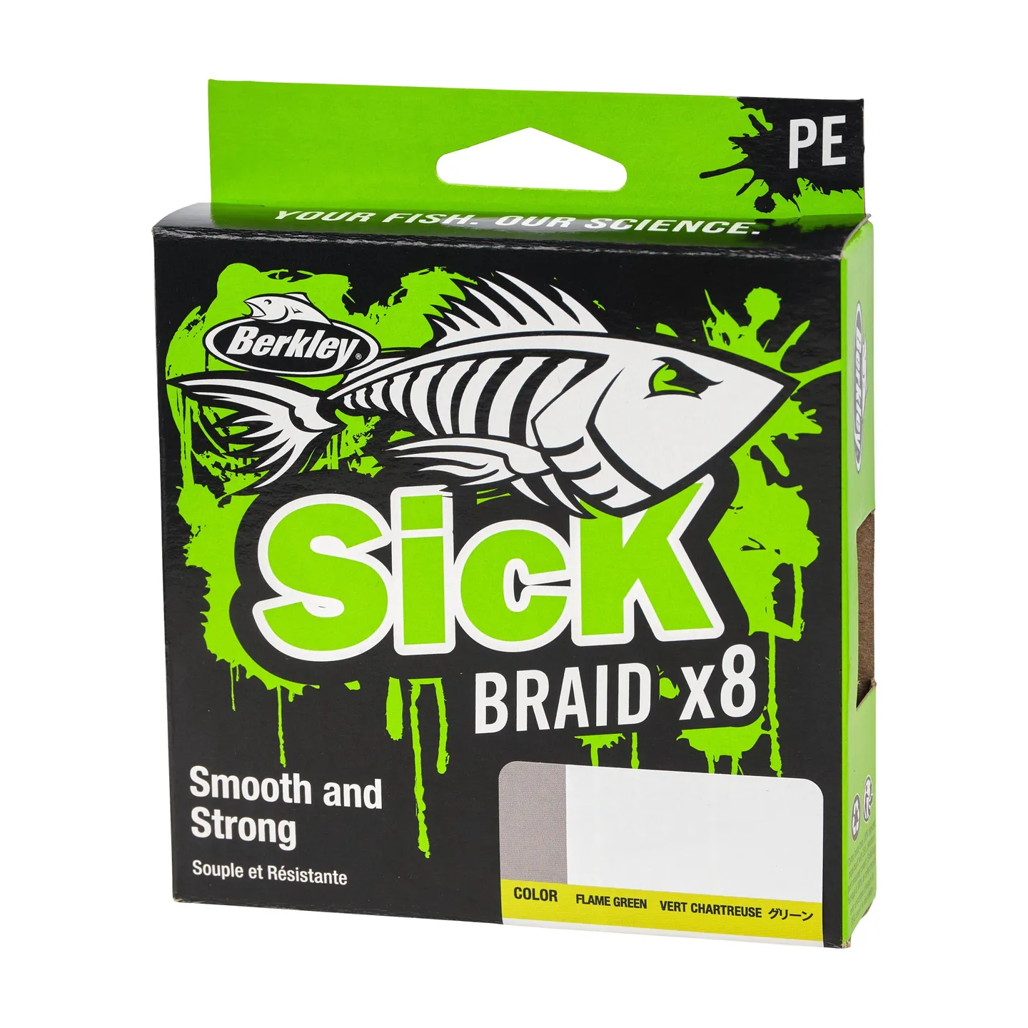 Berkley Sick Braid - 0.23mm, 150m, Hi-Viz Yellow