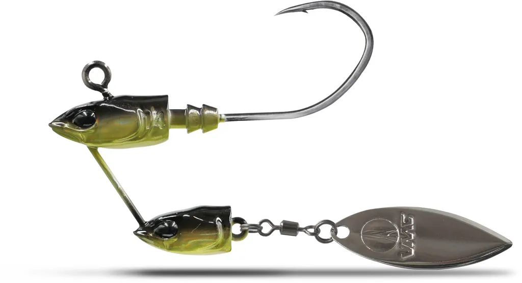 VMC 7156 Twin Jig Jig Head 7g 1/0 Green
