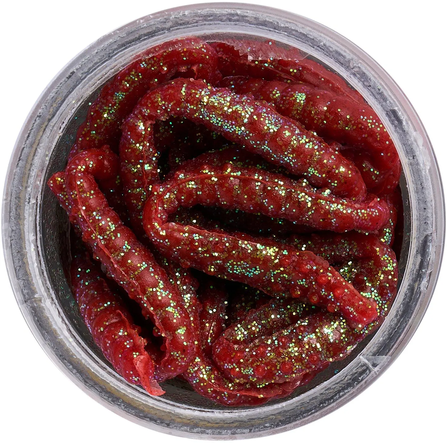 Berkley PowerBait Power Honey Worm 2.5cm 60g Red With Scales
