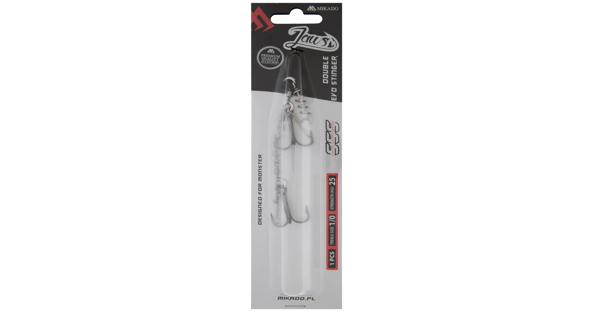Mikado JAWS Double Evo Stinger - 1/0 size, 1 pieces