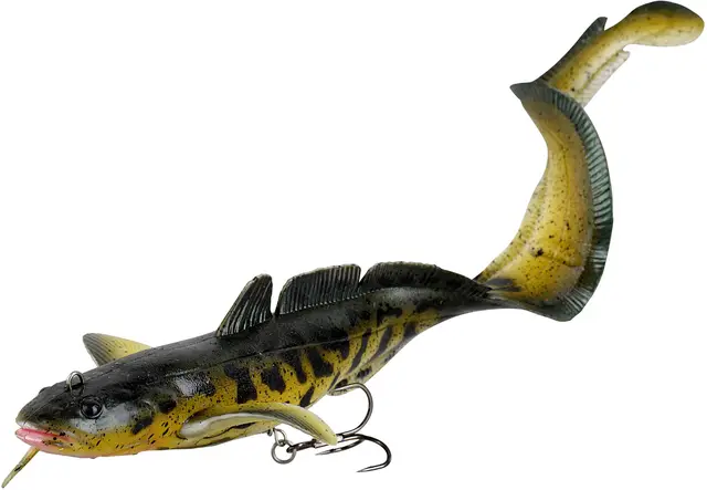 Savage Gear 3D Burbot 25cm 75g Golden Ambulance